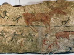 (1-17) Men Taunting a Deer? 
Catalhöyük, Turkey
6,000 BCE