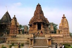 200. Lakshmana Temple
Location: Khajuraho, India
Artist:
Date: 930-950 CE
Culture:
Period/Style: Chandella Dynasty
Medium/Material: Sandstone
Theme(s):
Form: 
Function: 
Content:
Context:
Cross Cultural Connection(s):