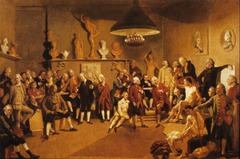 Academicians of the Royal Academy by Johan Zoffany, 1771-1772