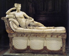 Antonio Canova, Portrait of Paolina Borghese as Venus Victorious, 1804-08