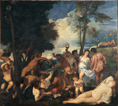 Bacchanal of the Andrians by Titian 
1520-1523