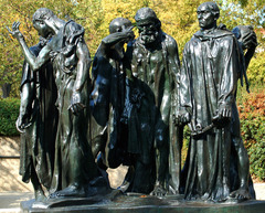 Burghers of Calais
c. 1884
Artist: Rodin
Period: Late Nineteenth Century architecture
Six burghers offer their lives to the English king in return for saving their besieged city.