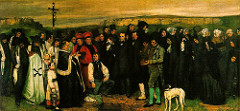 Burial at Organs by Gustave Courbet, 1849