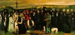 Burial at Ornans, Gustave Corbet, Musee d' Orsay, Paris,Realism