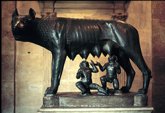 Capitoline Wolf, 500 BC, bronze,Etruscan Art