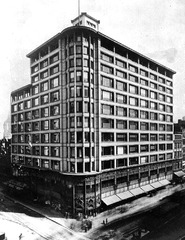Carson, Pirie, Scott and Company Building. Chicago, Illinois. Sullivan. 1899-1903. Iron, steel, glass, and terra cotta.