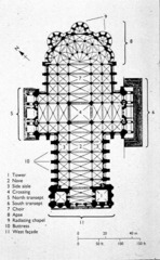 Chartres Cathedral plan