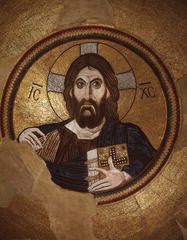 Christ and Pantokrater mosaic
(Middle Byzantine)

(Byzantium)