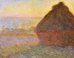 Claude Monet, Haystack at Sunset, 1891