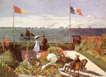Claude Monet, Terrace at Sainte-Adresse, 1867