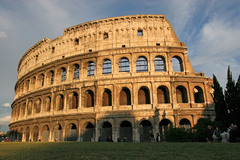 Colosseum (Flavian Amphitheater). Rome, Italy. Imperial Roman. 70-80 ce. stone and concrete