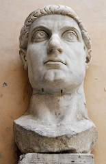 Constantine the Great, 325-326 CE, marble, installed in the Basilica of Maxentius and Constantine, Rome, Late Roman Art (Late Roman Art)
Remember Full Body