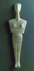 Cycladic Female Figure, c. 2500 B.C.E.,Cycladic Art