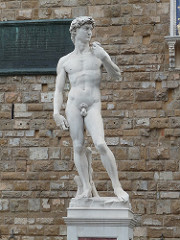 David Michelangelo 
Marble 
Galleria della Accademia 
Florence