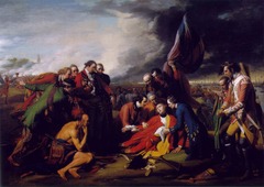 Death of General Wolfe
c. 1771
Artist: Benjamin West
Period: Neoclassical
Depicts the Battle of Quebec, 1759