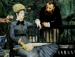 Édouard Manet, In the Conservatory (or Winter Garden), 1879