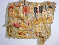 El Anatsui; Old Man's Cloth; 2003; aluminum and copper wire