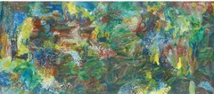 Emily Kame Kngwarreye; Earth's Creation; 1994; synthetic polymer paint on canvas