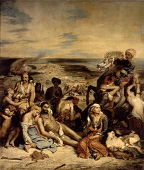 Eugène Delacroix, Scenes from the Massacres at Chios, 1824