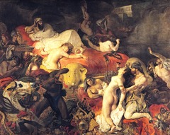 Eugène Delacroix, The Death of Sardanapalus, 1827-28