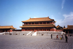 Forbidden City 
Beijing, China. Ming Dynasty. 15th century C.E. and later. Stone masonry, marble, brick, wood, and ceramic tile