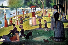 Georges Seurat, A Sunday Afternoon on the Island of La Grande Jatte, 1884-86