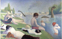 Georges Seurat, Bathers at Asnières, 1883-84
