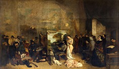Gustave Courbet, The Painter's Studio: A Real Allegory of a Seven-Year Phase in My Artistic and Moral Life, 1855