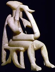 Harpist, c. 2500 B.C.E.,Cycladic Art