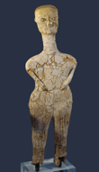 Human figure, from Ain Ghazal, Jordan