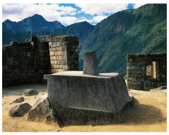 Intihuatana Stone

 Machu Picchu Peru granite 1450/1550

Intihuatana means 