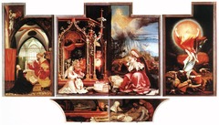 Isenheim altarpiece. open