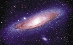 It is a picture of the Andromeda galaxy, located about 2.5 million light-years away.