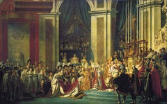 Jacques-Louis David, The Coronation of Napoleon in the Cathedral of Notre-Dame, 1805-07