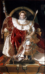 Jean-Auguste-Dominique Ingres, Portrait of Napoleon on his Imperial Throne, Salon of 1806
