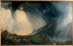 Joseph Mallord William Turner, Snow Storm -- Hannibal Crossing the Alps, 1812