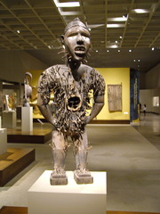 Kongo Power Figure,1875-1900,wood,nails,blades,shells,African Art
