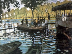 La Grenouillere by Claude Monet, 1869