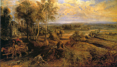 Landscape with Chateau Steen by Peter Paul Rubens, 1636