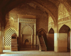 Majid-e Jameh prayer room
