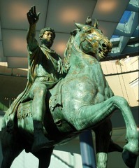 Marcus Aurelius, 175 CE, bronze, Early Imperial Roman Art