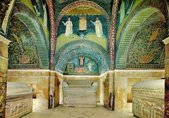 Mausoleum of Galla Placidia, 425, Ravenna, Italy,Early Christian Art