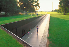 Maya Lin; Vietnam Veterans Memorial; Washington, DC; 1982; granite