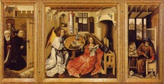 Merode altarpiece. Workshop of Robert Campin. 1427-1432 Oil on wood