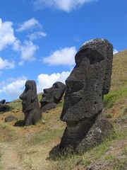Moai,10th-12th century,stone,Easter Island
