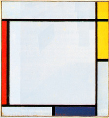 Mondrian, Composition with Yellow, Red, and Blue, 1927