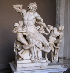 Name: Laocoon and His Sons

Date: 100 BCE (Hellenistic)

Medium: Marble

Location:

Artist:

Form:

Function:

Content:

Context: