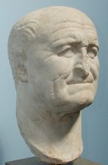 Name: Ves Pasian

Date: 75 BCE (Empire)

Medium: Marble

Location: Roman Empire

Artist: Unknown

Form: Bust

Function: Veristic to show that the emperor is a normal citizen too

Content: Flavian Emperor

Context: He built the Colosseum