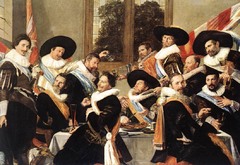 Officers of the Haarlem Militia Company of Saint Adrian, Frans Hals, 1627, Frans Hals Museum,Dutch Baroque Art