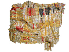 Old Man's Cloth. El Anatsui. 2003 C.E. Aluminum and copper wire.